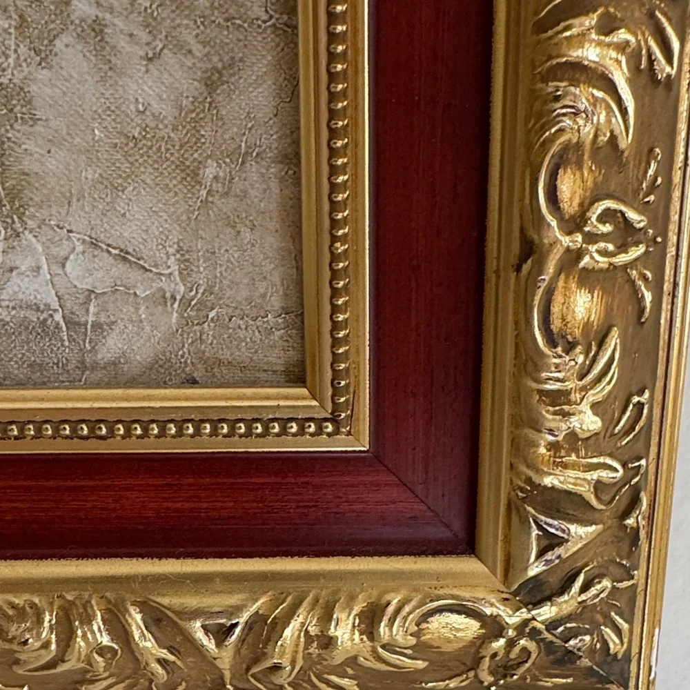 Charming Rustic Framed Art with Dolls
